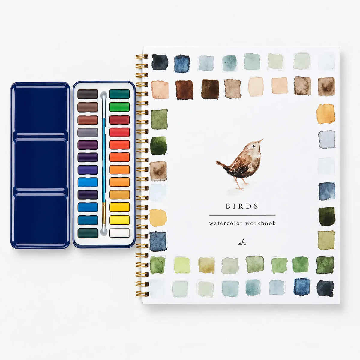 AquaSketch – Aquarell-Arbeitsbuchset für Anfänger