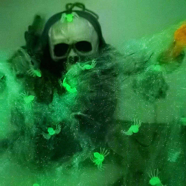 Glow In The Dark Spider Decorations
