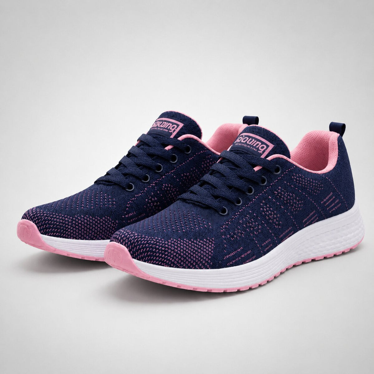 Cushioned Breathable Lace Up Sneakers