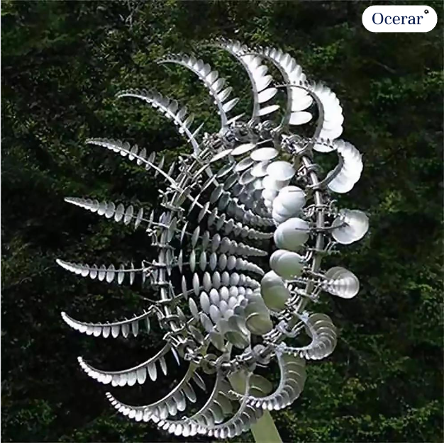Kinetic Outdoor Wind Spinner Sculpture