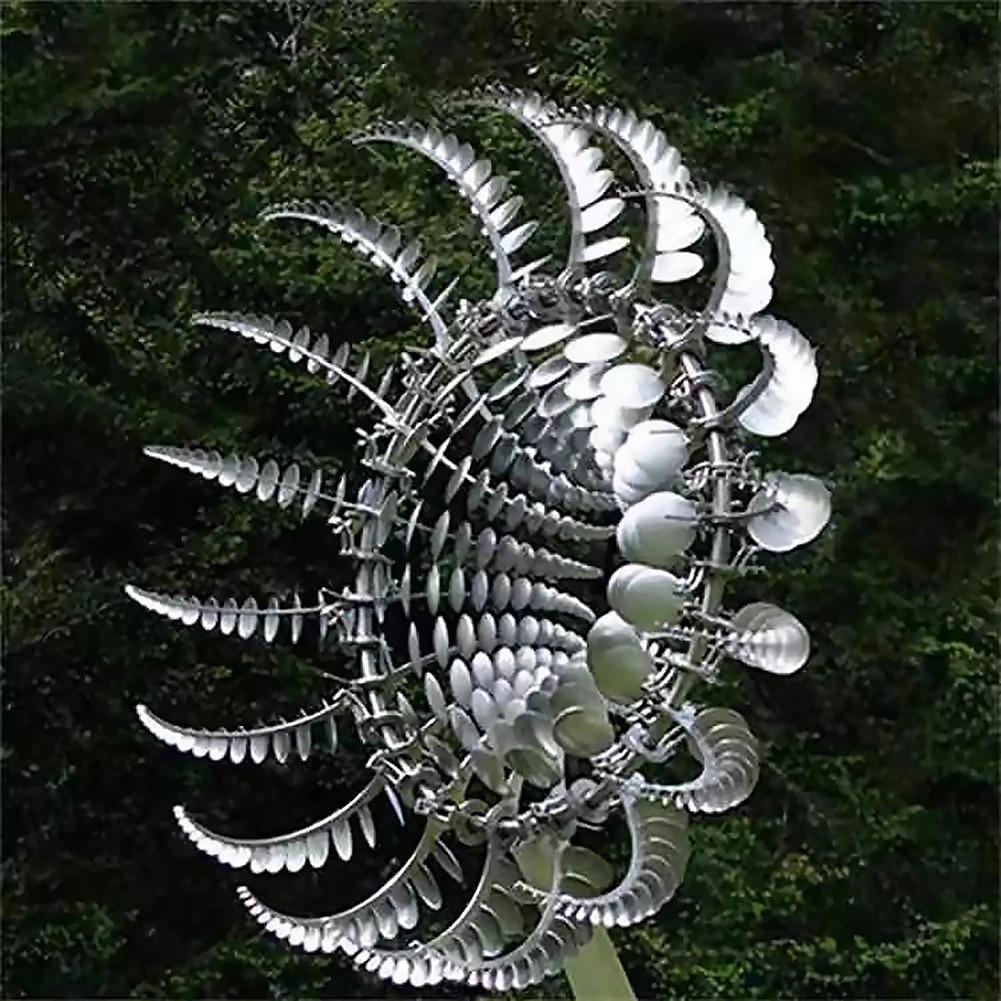 Kinetic Outdoor Wind Spinner Sculpture