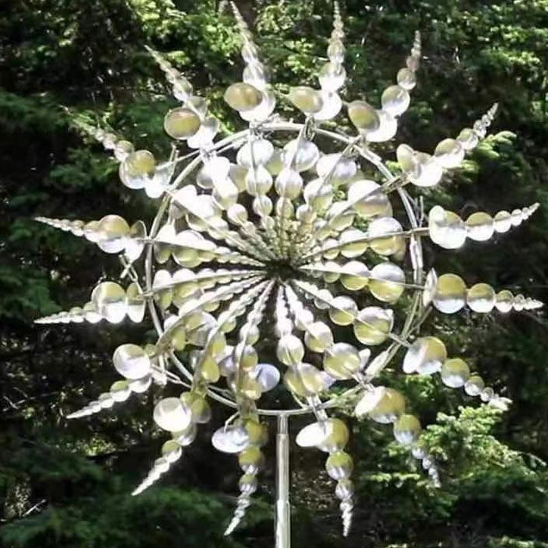 Kinetic Outdoor Wind Spinner Sculpture
