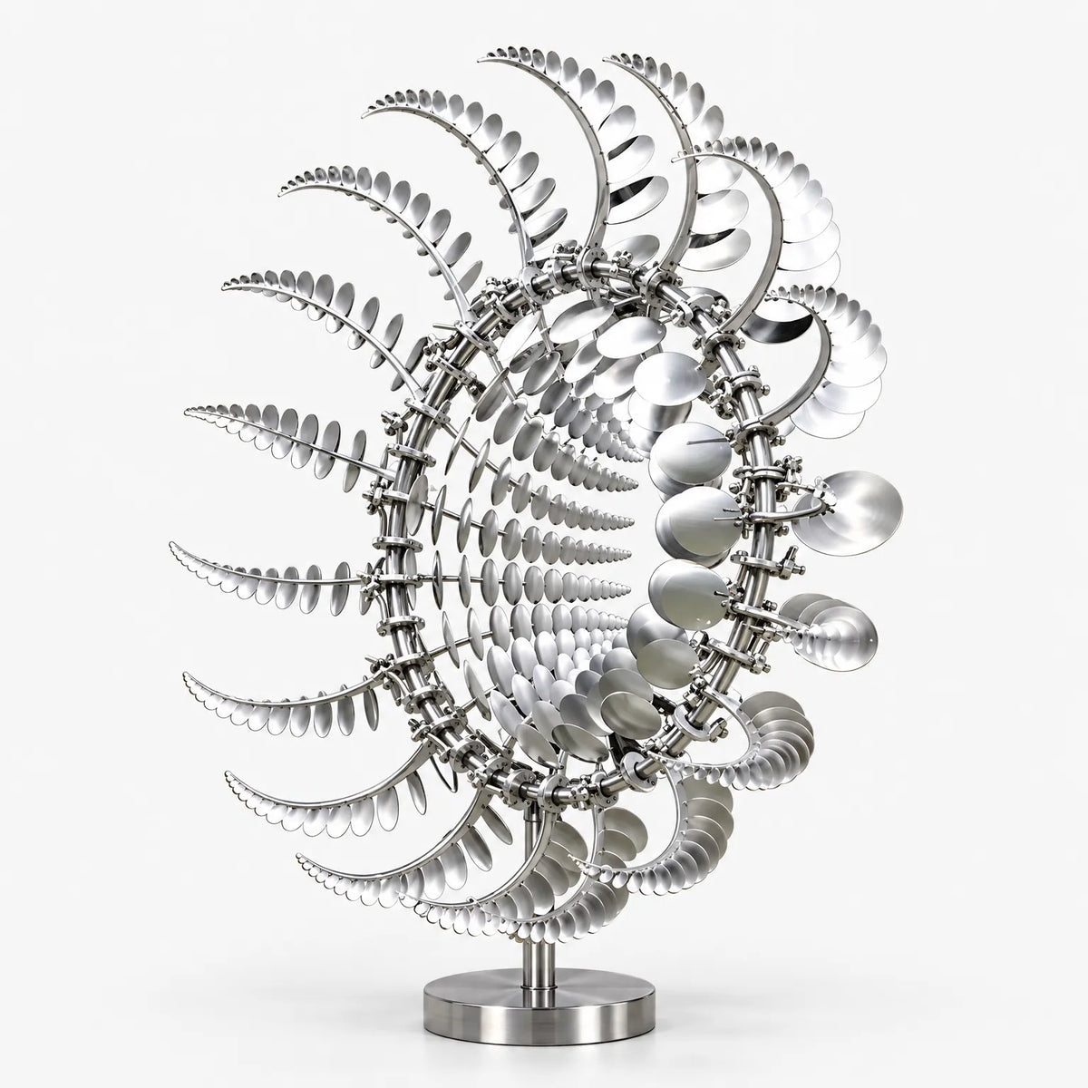 Kinetic Outdoor Wind Spinner Sculpture