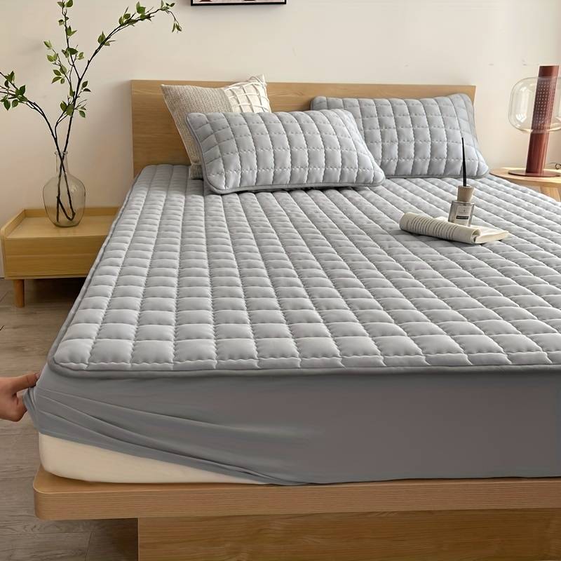 Quilted Fitted Mattress Protector Cover
