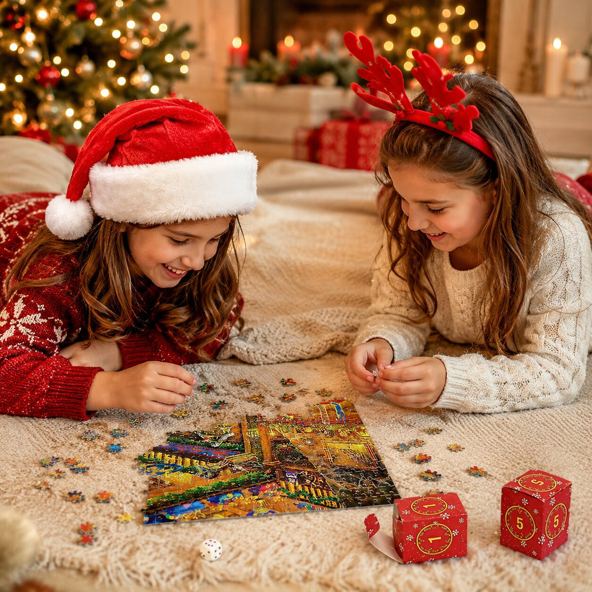 Holiday Countdown Jigsaw Advent Calendar
