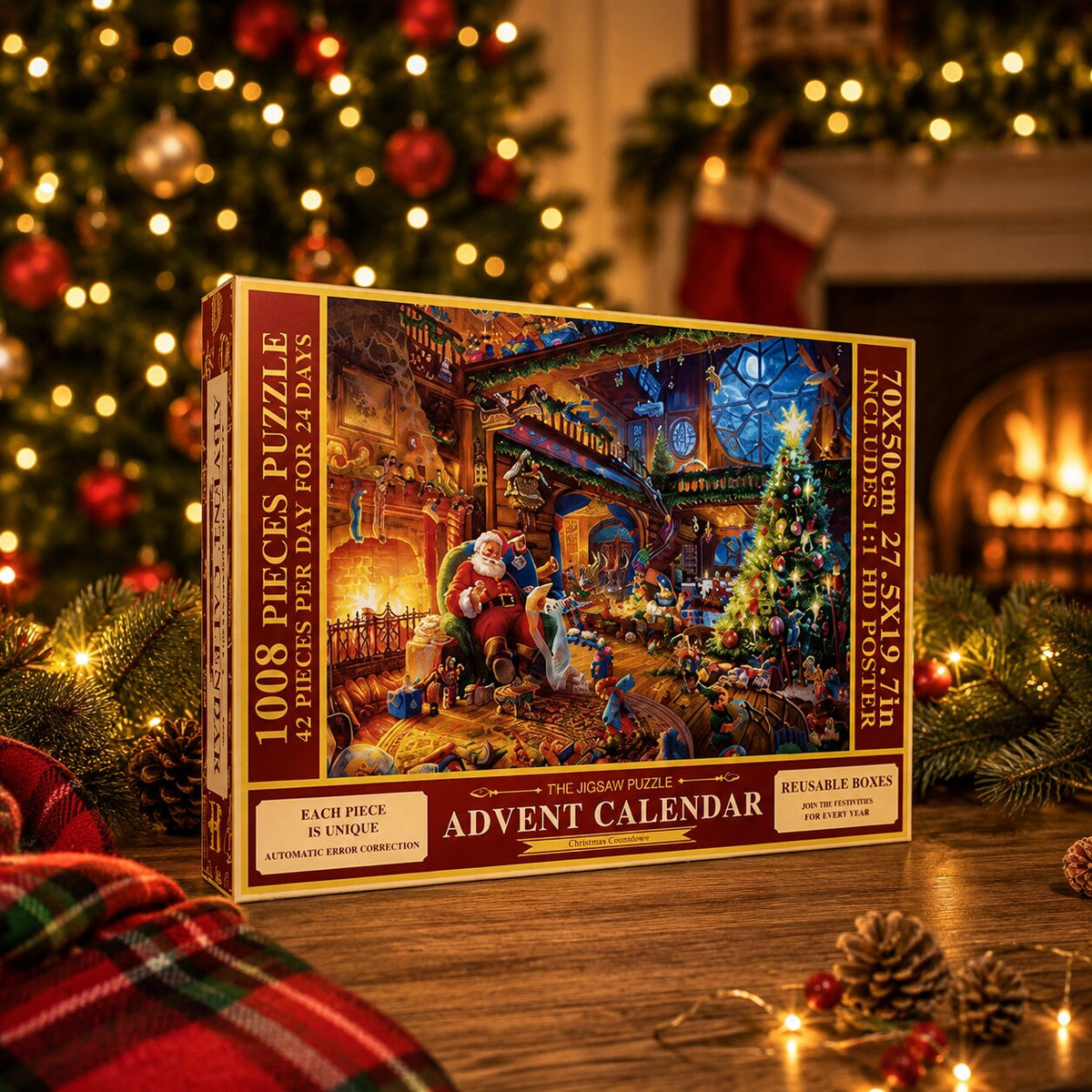 Holiday Countdown Jigsaw Advent Calendar