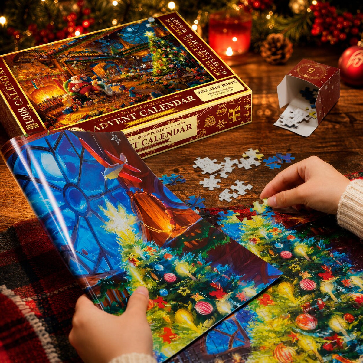 Holiday Countdown Jigsaw Advent Calendar
