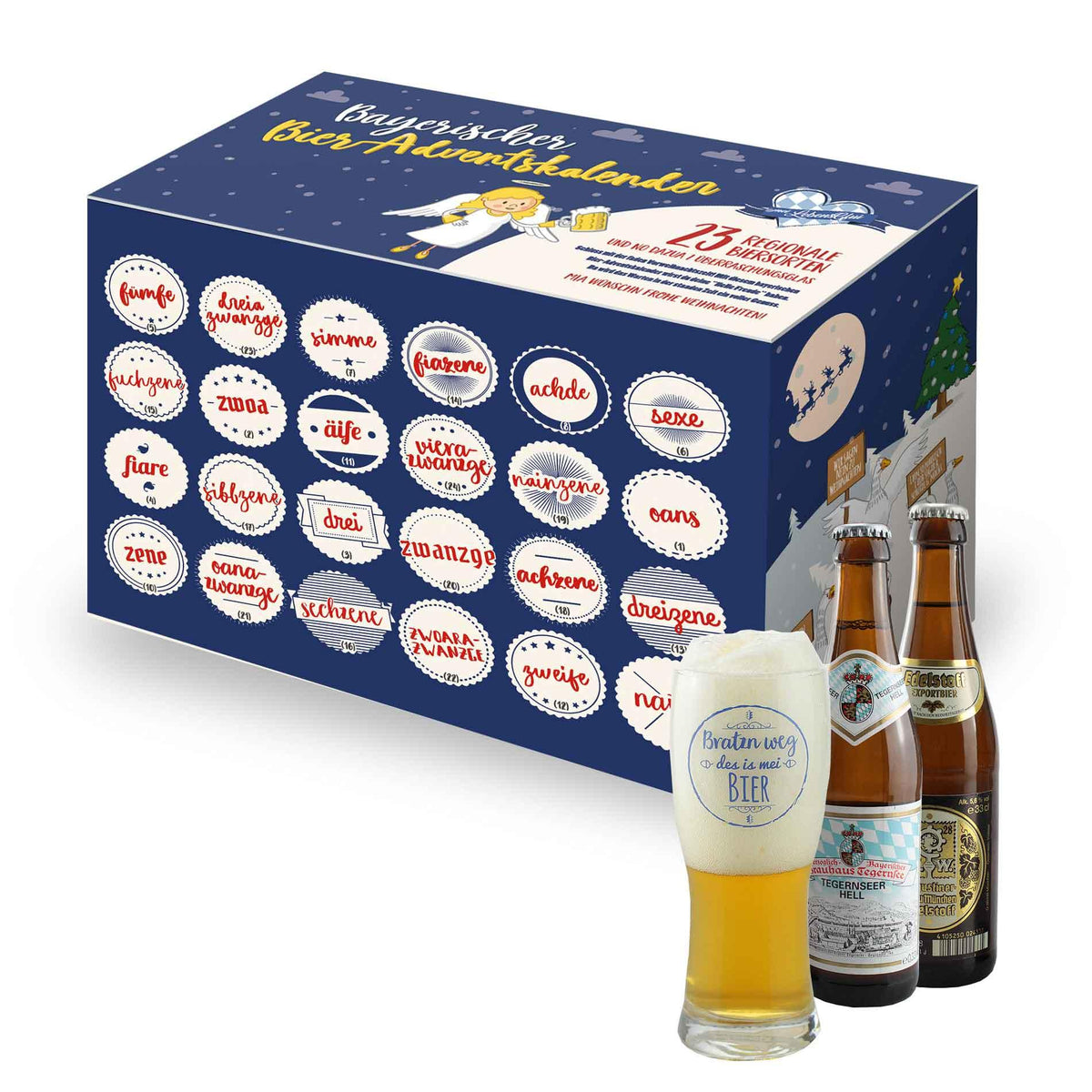 Holiday Bavarian Beer Advent Calendar Box