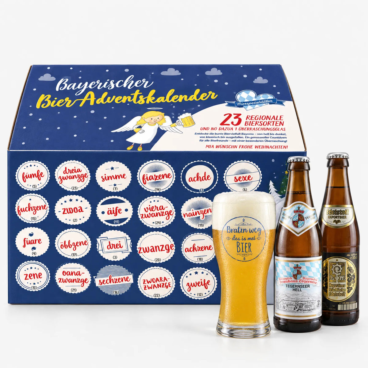Holiday Bavarian Beer Advent Calendar Box