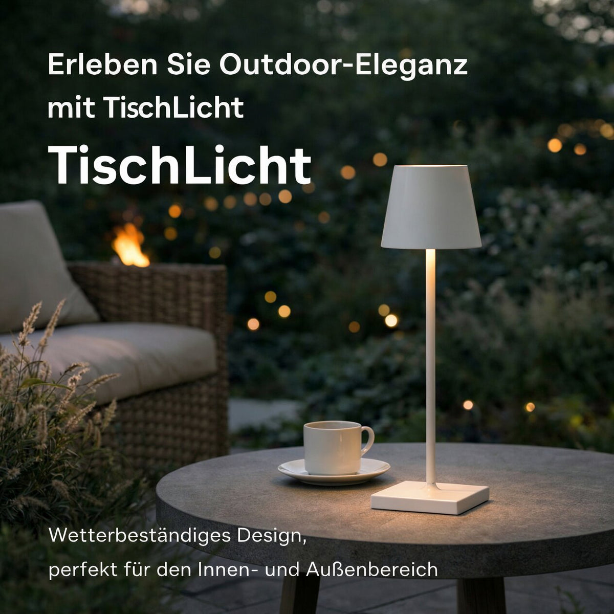 Modern Cordless Rechargeable Table Lamp