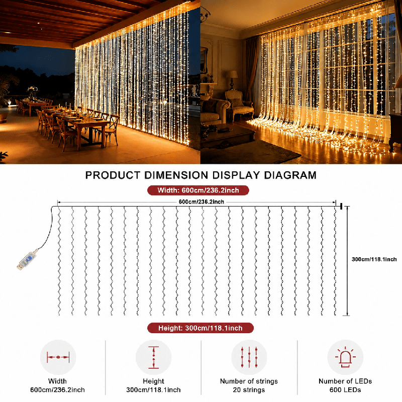 Curtain Fairy String Lights