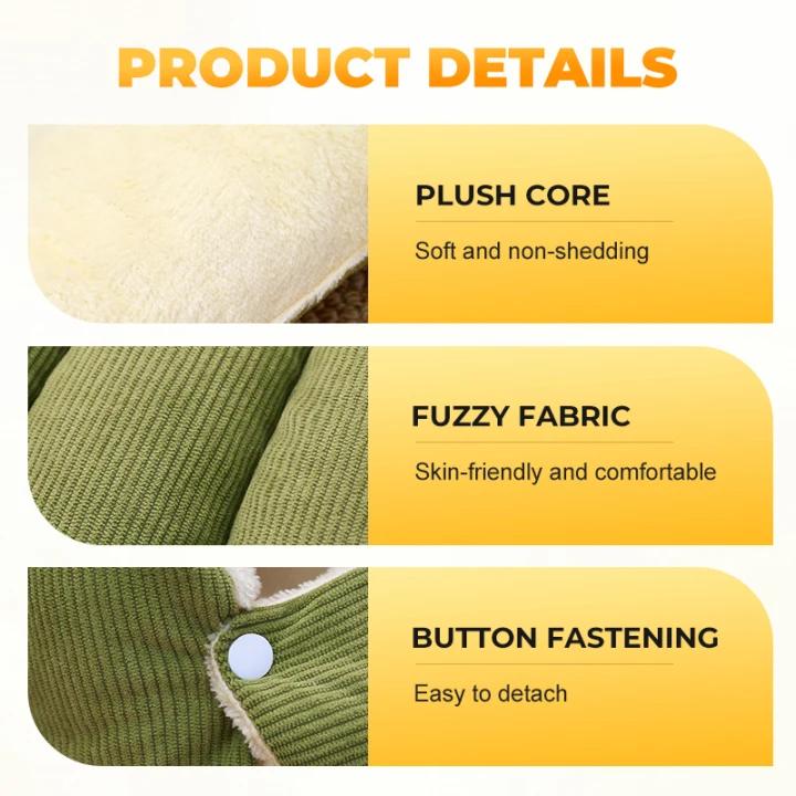 Convertible Plush Pet Cave Bed