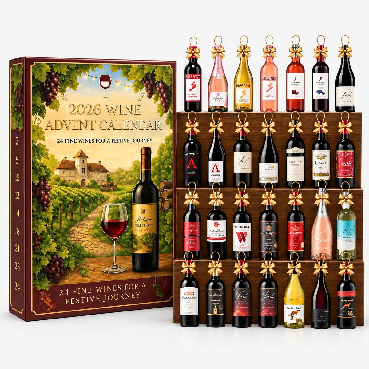 Wine Bottle Holiday Advent Calendar