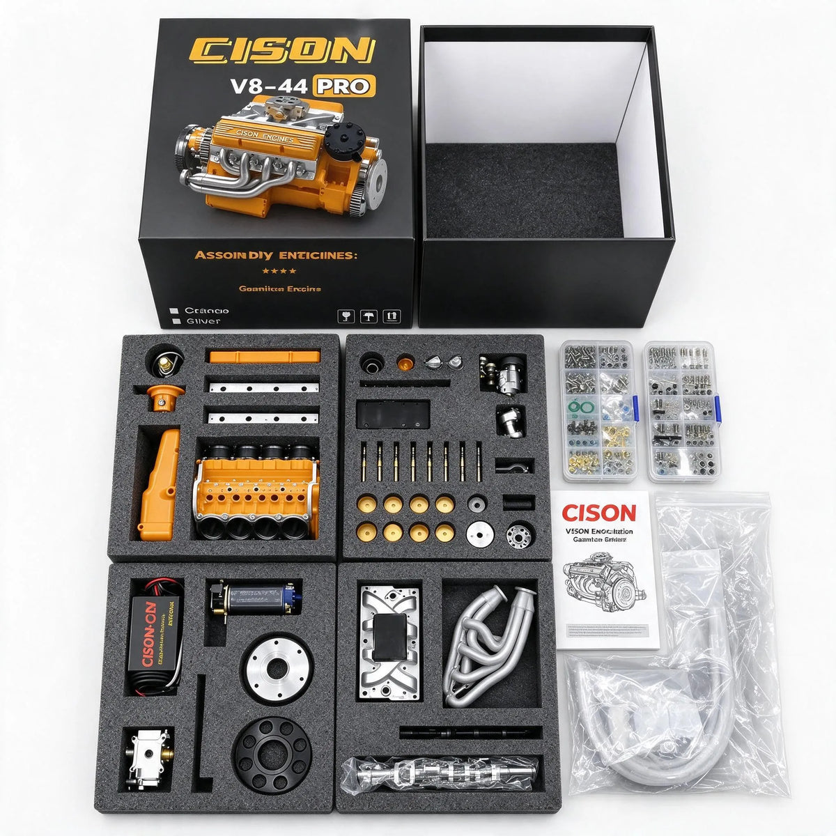Functional Working V8 Engine Model Kit
