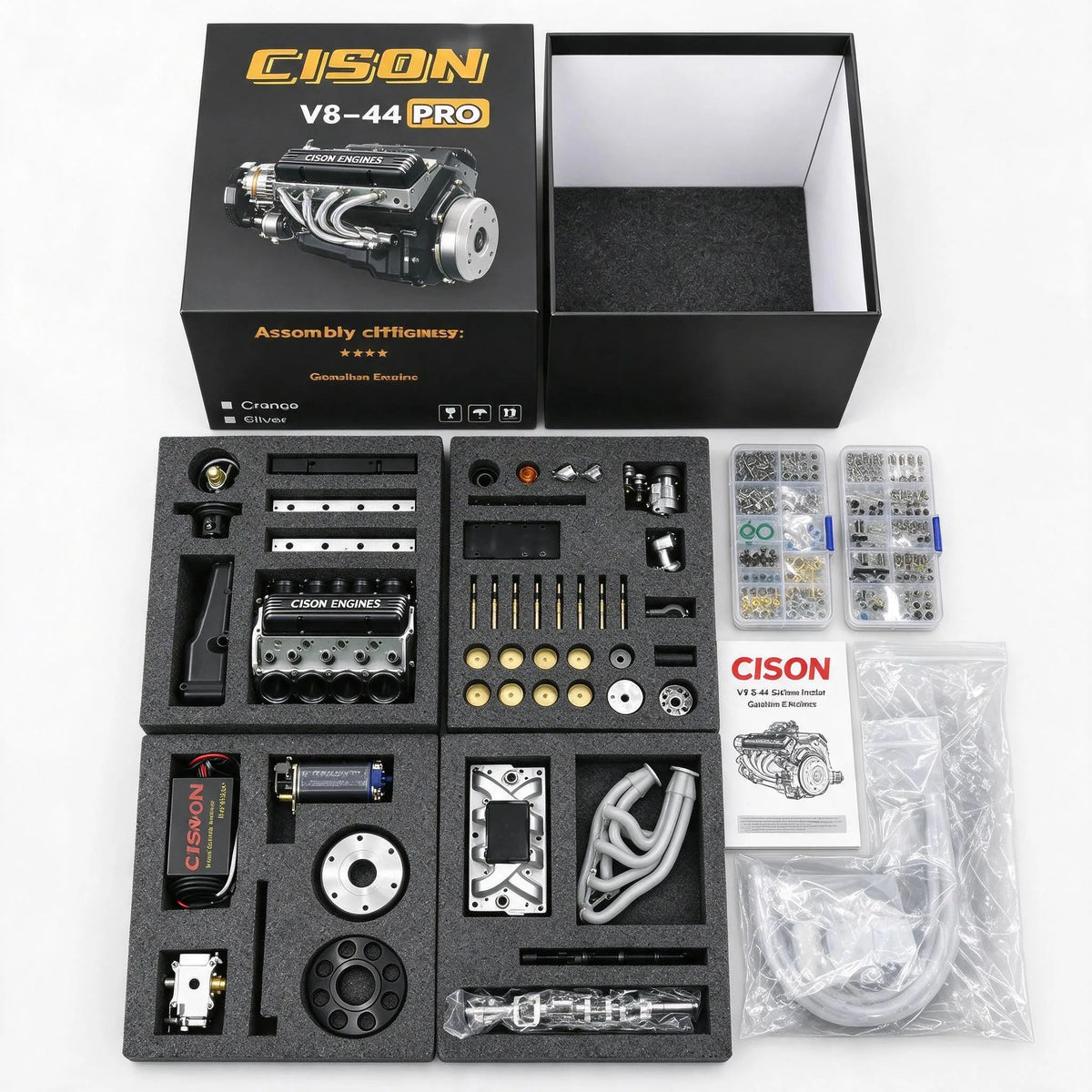 Functional Working V8 Engine Model Kit