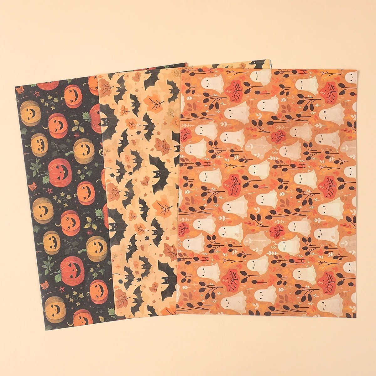 Halloween Gift Wrap Paper Sheets