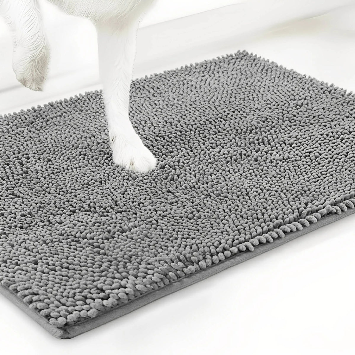 Absorbent Non-Slip Dog Door Mat for Muddy Paws