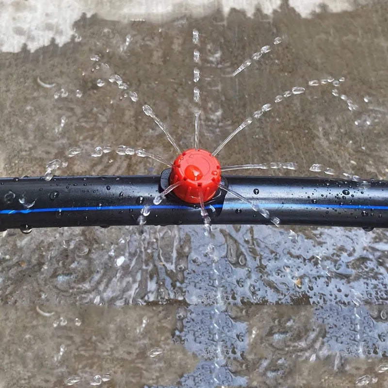 Adjustable Drip Irrigation Kit with 360-Degree Drippers