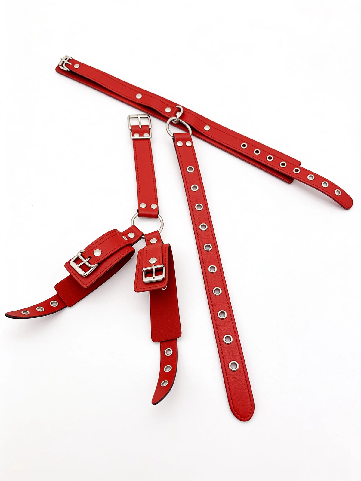 Adjustable Restraint Cuff Set for Couples
