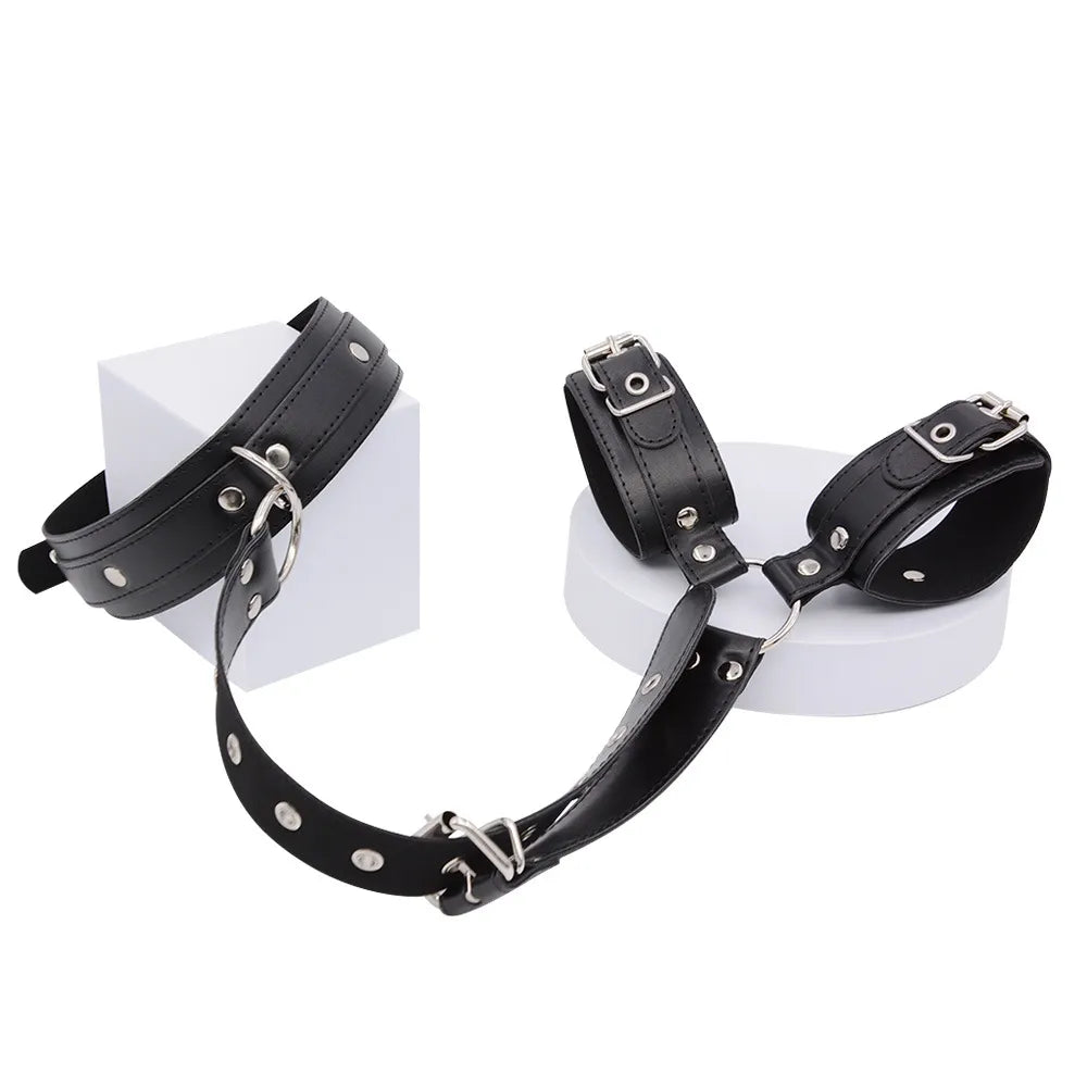 Adjustable Restraint Cuff Set for Couples
