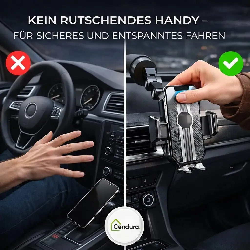 Adjustable Suction Cup Car Phone Mount with 360 Degree Rotation