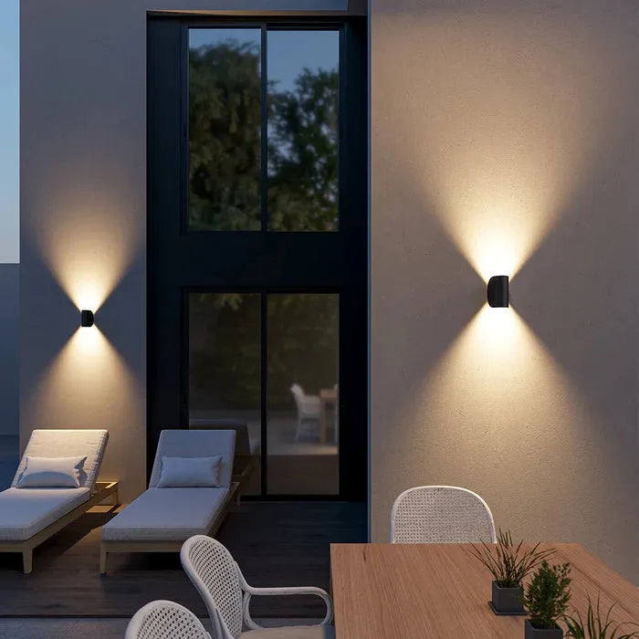 Adjustable Up and Down LED Wall Lamp with Warm Light