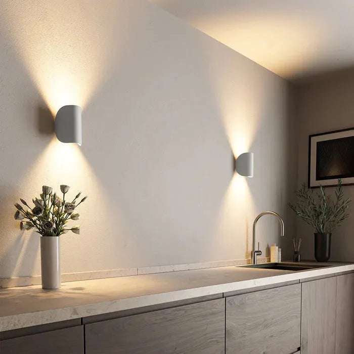 Adjustable Up and Down LED Wall Lamp with Warm Light