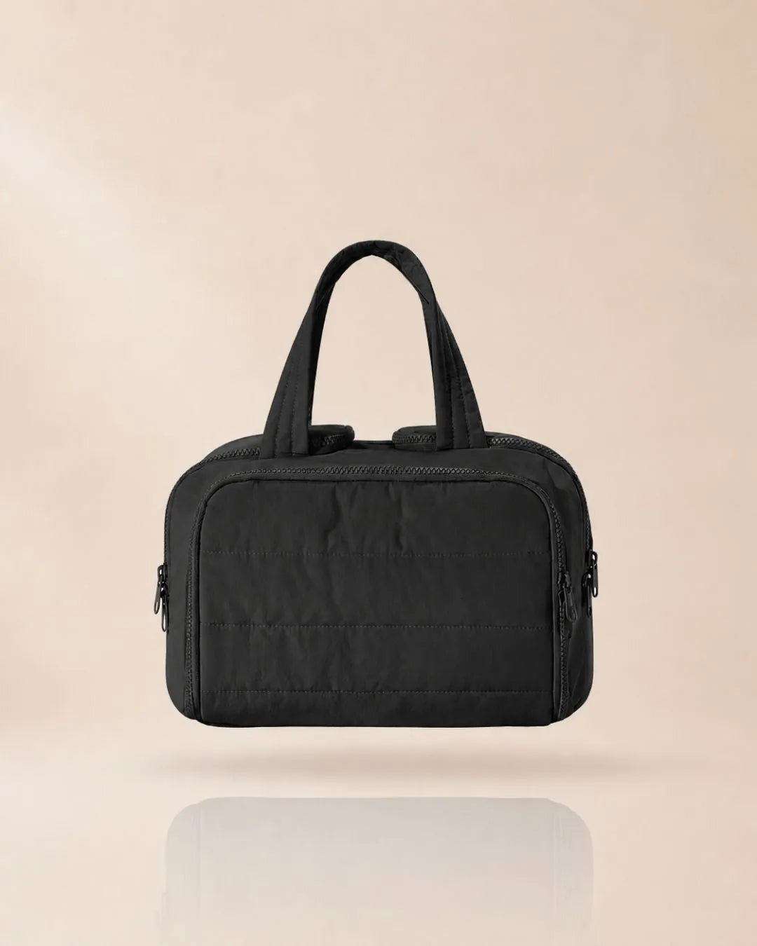 All-in-One Travel Makeup Organizer Bag with Water-Resistant Lining