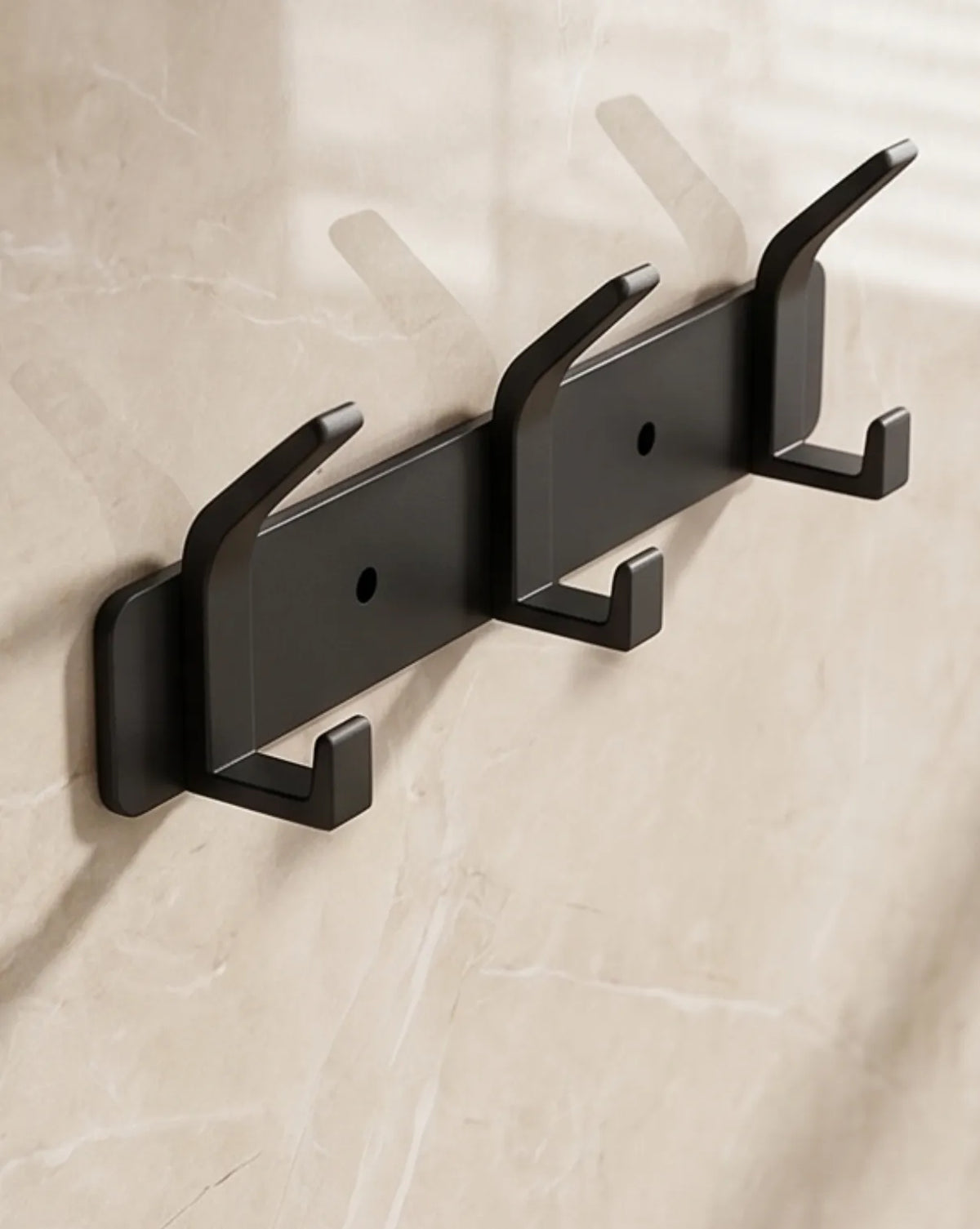 Aluminium Wall Coat Rack with Hooks