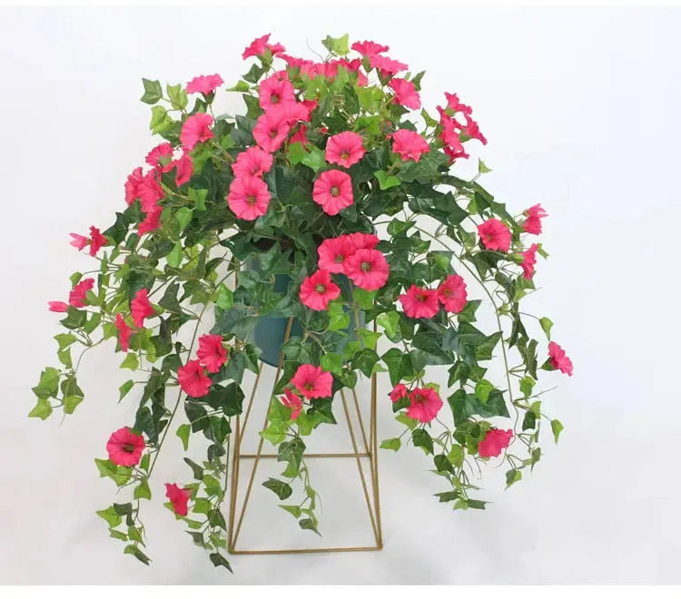 Artificial Morning Glory Stem with UV Resistance