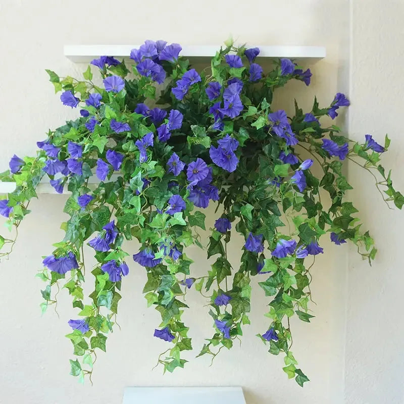 Artificial Morning Glory Stem with UV Resistance