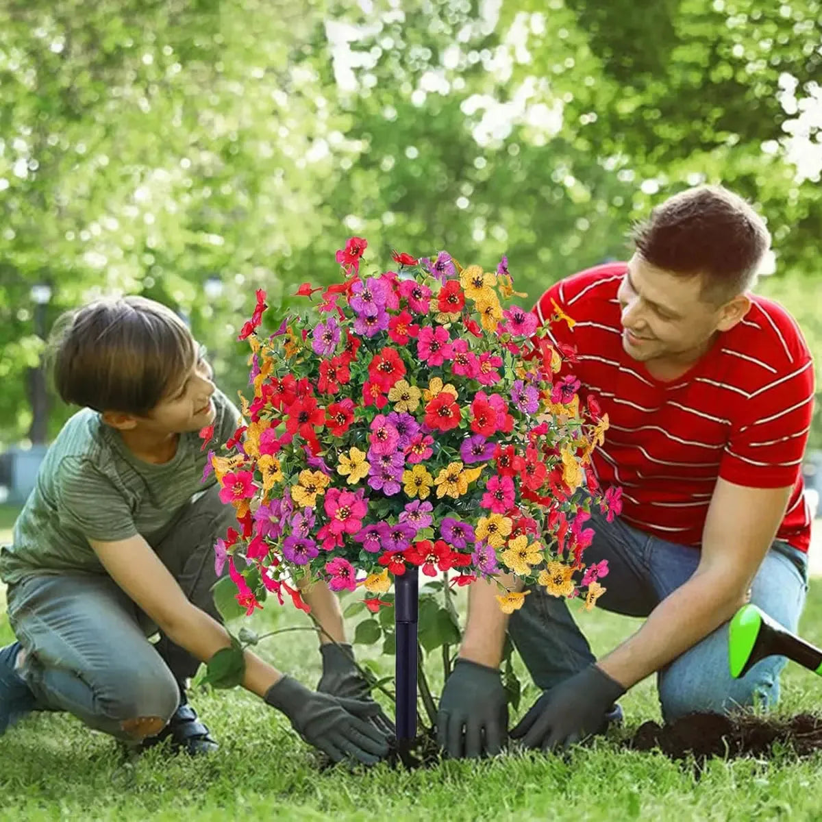 Artificial Outdoor Garden Flowers with UV Protection