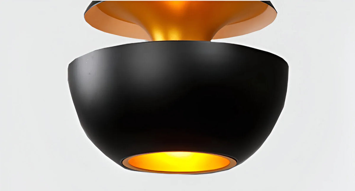 Artistic Apple-Shaped Pendant Light with Adjustable Cable
