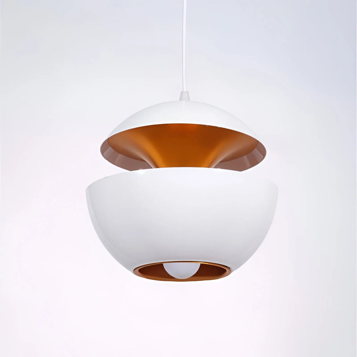 Artistic Apple-Shaped Pendant Light with Adjustable Cable