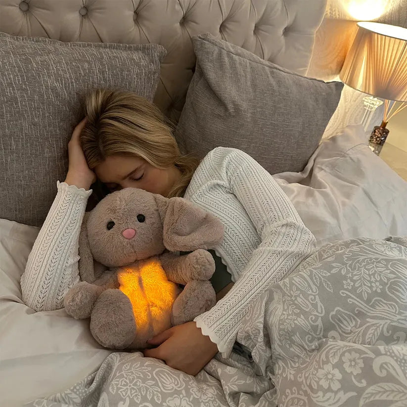 Breathing Plush Stuffed Animal with Night Light