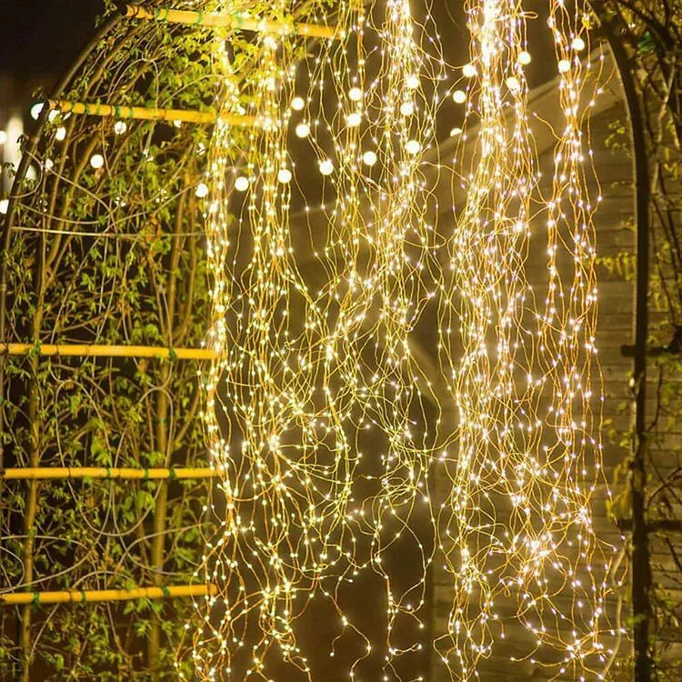 Christmas Tree LED String Lights with Remote Control