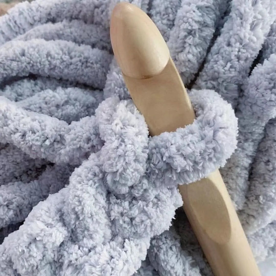 Chunky Knit Yarn with Hypoallergenic Finish