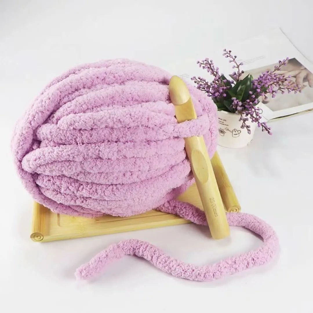 Chunky Knit Yarn with Hypoallergenic Finish