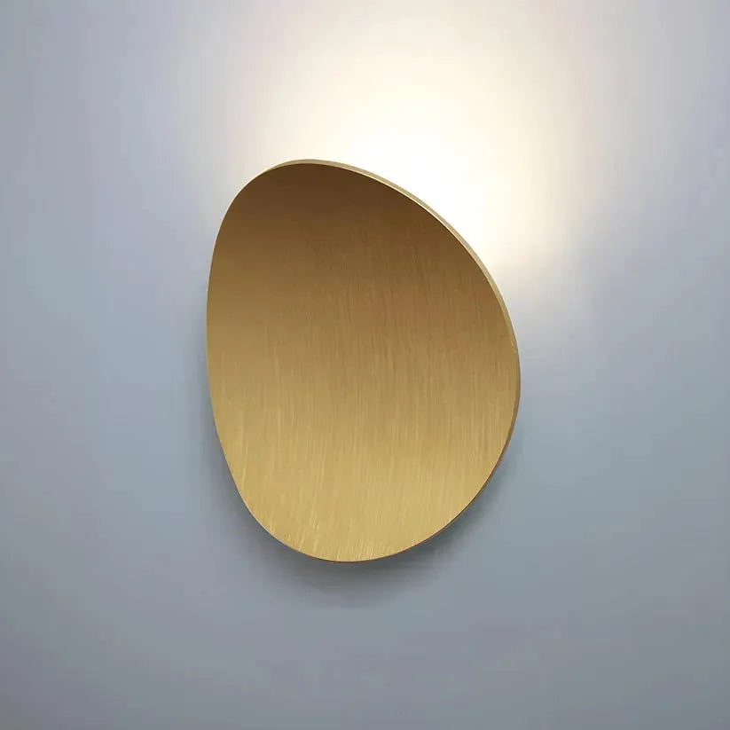 Circular Metal Wall Light with Integrated LED