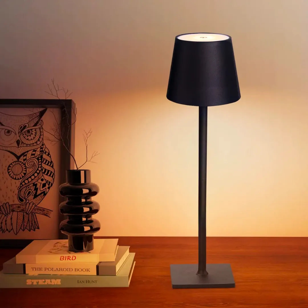 Cordless Dimmable LED Table Lamp with Minimalist Design
