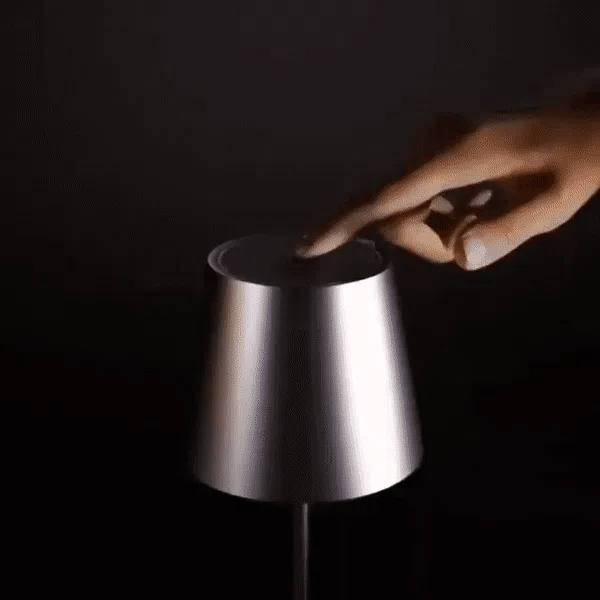 Cordless Dimmable LED Table Lamp with Minimalist Design