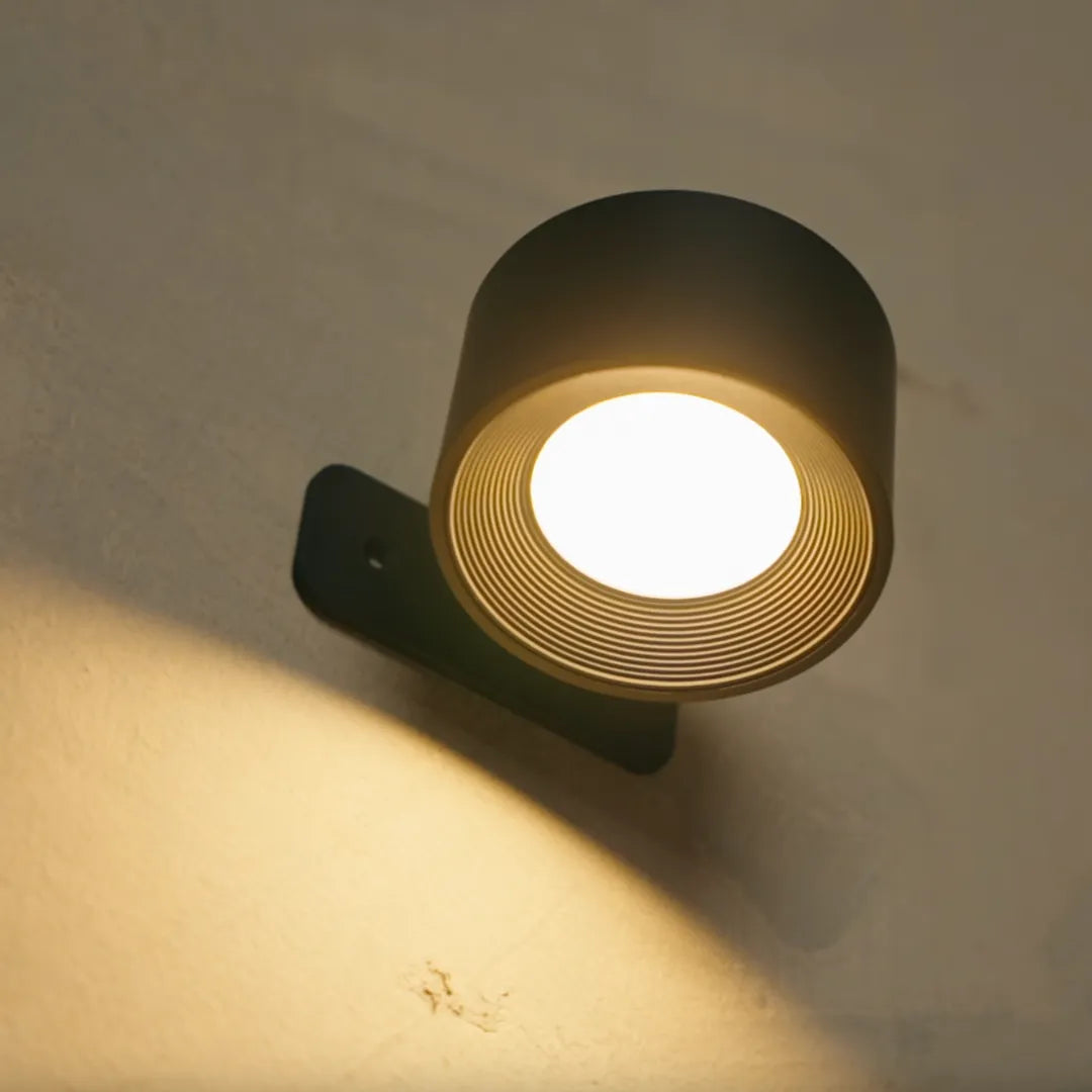 Cordless LED Wall Lamp with 360° Rotation and Touch Control