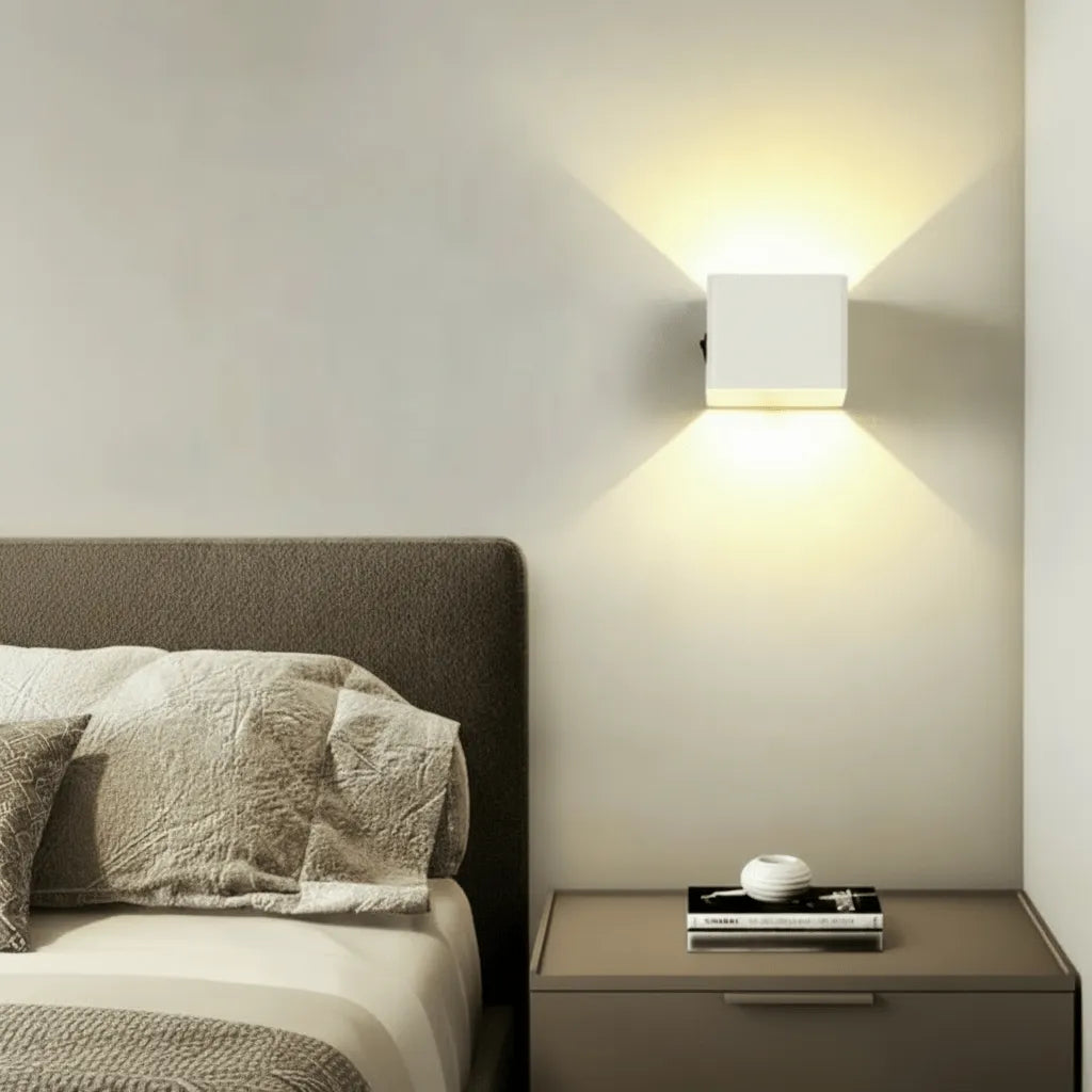 Cordless Rechargeable LED Wall Light with Adjustable Angle