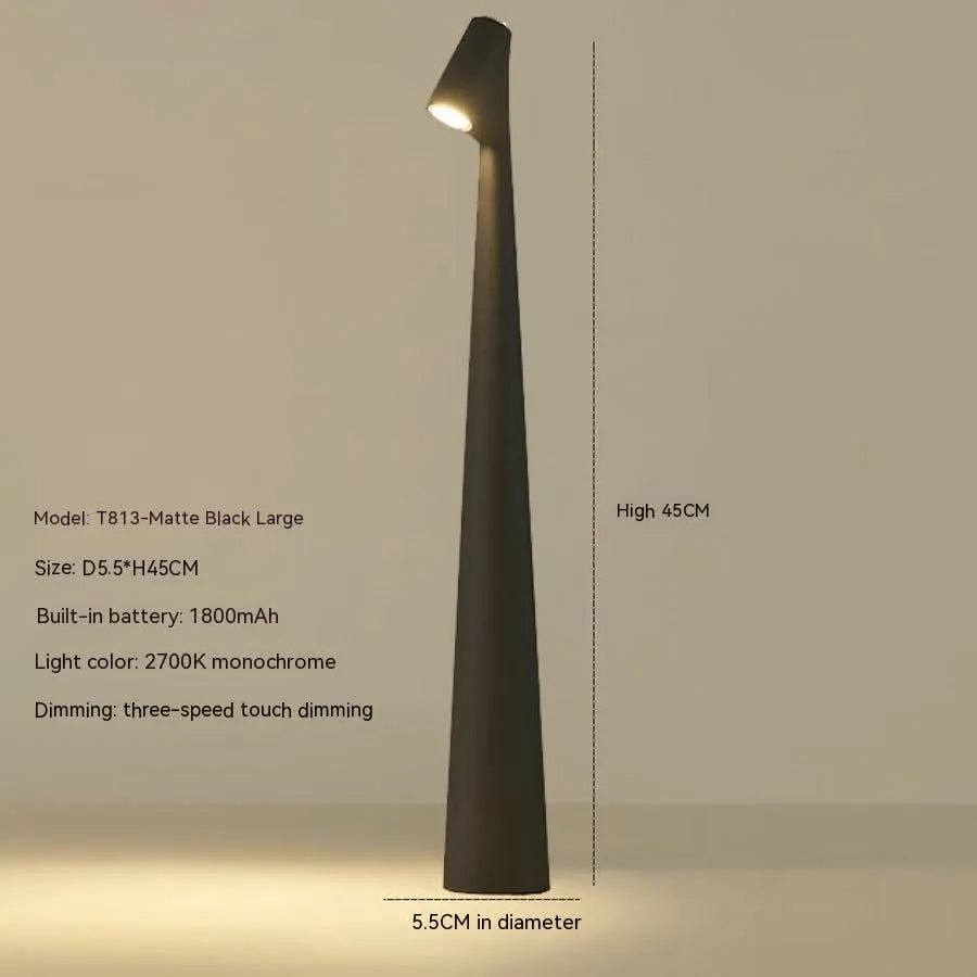 Cordless Table Lamp with Dimmable LED