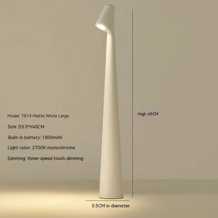 Cordless Table Lamp with Dimmable LED
