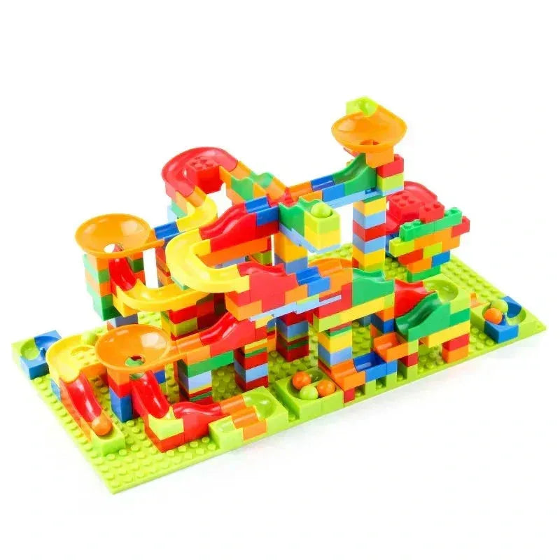 Creative Marble Run Building Block Set for Ages 3+