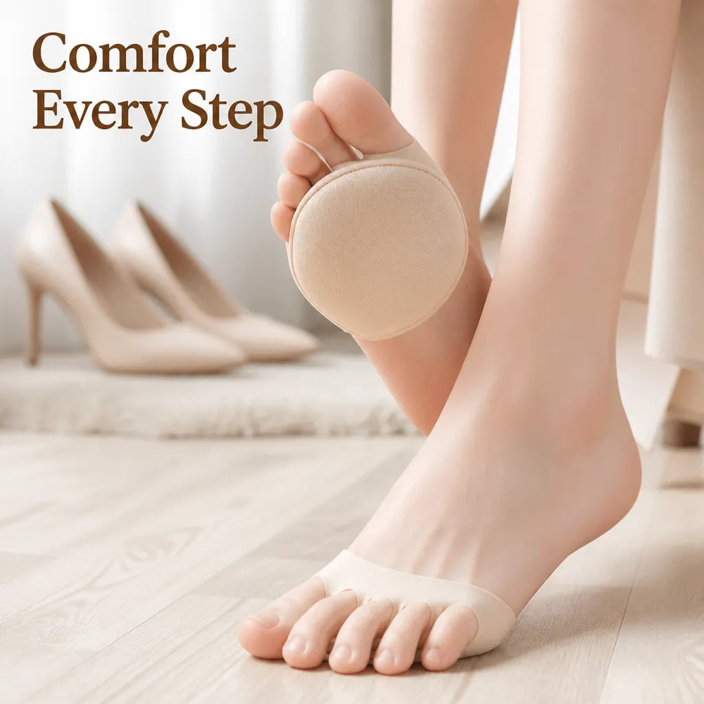 Cushioned Gel Insoles with Non-Slip Grip