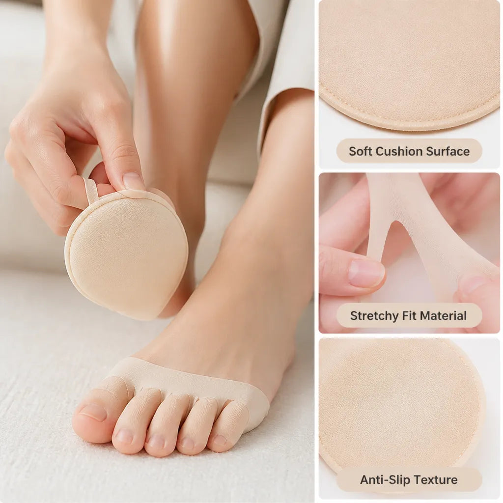 Cushioned Gel Insoles with Non-Slip Grip