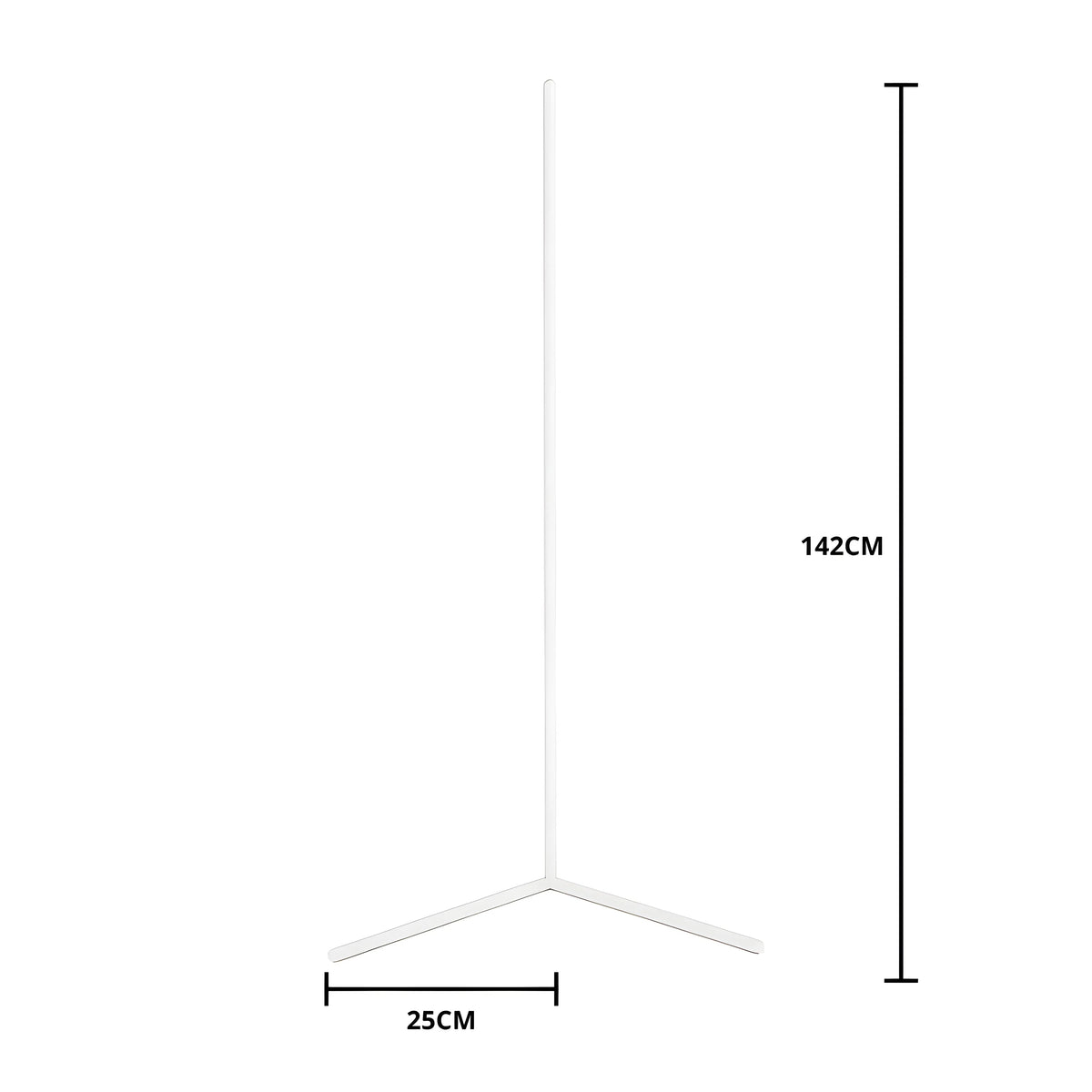 Dimmable LED Corner Floor Lamp with Remote Control