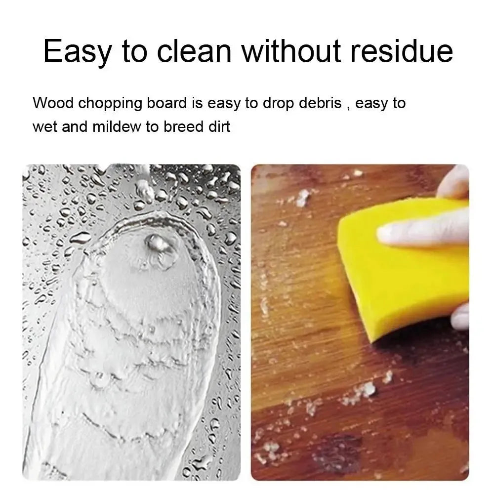 Double-Sided 316 Stainless Steel Cutting Board with Hanging Handle